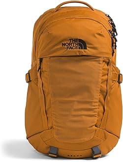 The North Face Recon Everyday Laptop Backpack - Daypack, Water Repellent, Laptop Sleeve, 2 Water Bottle Pockets, Timber Tan, One Size