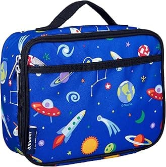 Lunch Box, Insulated, Moisture Resistant, and Easy to Clean with Extras for Quick and Simple Organization, Ages 3+, Perfect for Kids or On-The-Go Parents, Olive Kids Design, Out of This World