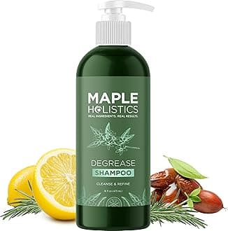 Clarifying Shampoo for Oily Hair and Scalp - Degrease Deep Cleansing Shampoo Build Up Remover with Rosemary Oil for Greasy Hair & Scalp - Vegan Color Safe Sulfate Paraben & Cruelty Free (16 Fl Oz)