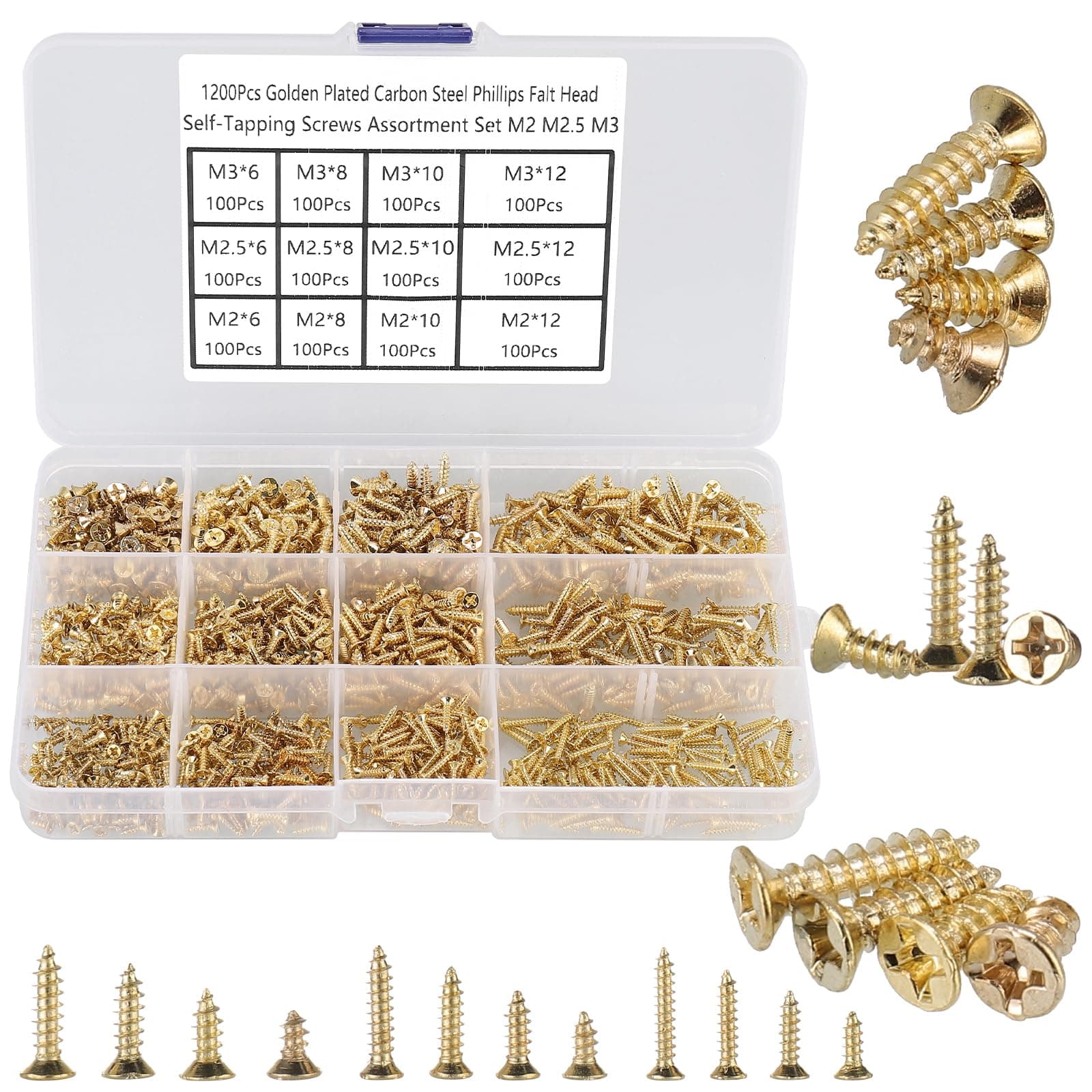 Phillips Flat Head Self-Tapping Screws