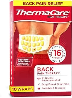 ThermaCare Advanced Back Pain Relief Therapy HeatWraps L/XL, 10 Count