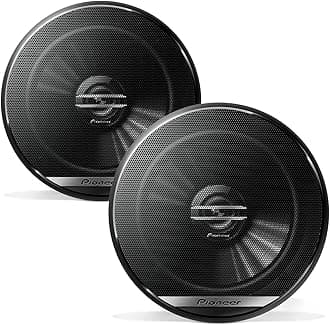 Pioneer TS-G1620F 6-1/2" 2-Way Coaxial Speaker 300W Max. / 40W Nom., 12.90In. X 7.40In. X 3.20In., BLACK