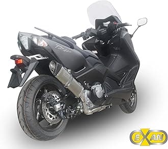 Yamaha Tmax 530 2012-16 Exan Exhaust Full System OVAL X-BLACK Titanium New