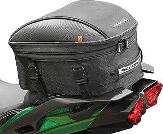 CL-1060-ST2 Black Commuter Tour Motorcycle Tail Bag