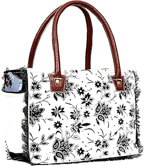 CLA Bags Sel De Mer Upcycled Canvas & Cowhide Leather Bag