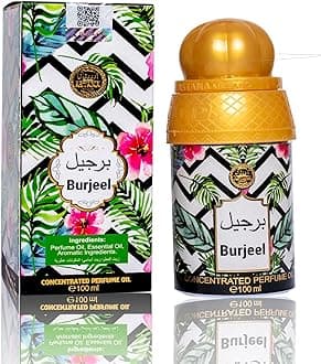Burjeel Concentrated Perfume Oil 100 ml|Perfume Oil for Men & Women | Rich Musk, Amber, & Blend Eau De Parfum | Long-Lasting,Fragrance | Premium Alcohol-Free, Skin-Friendly Scent
