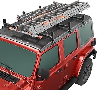 Heavy Duty Roof Rack Cross Bars Fit for Jeep Wrangler JL JK Gladiator JT 2007-2024,(2 & 4 Door) Steel Crossbars Rooftop Cargo Bag Kayak Bike Carrier