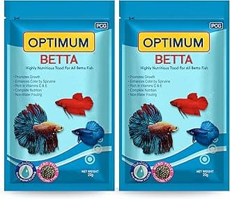 Foodie Puppies Optimum Betta Fish Food (20 gm) (Pack of 2) with Free Key Ring