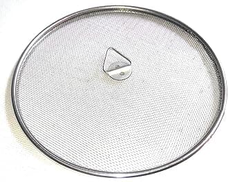 Royals Stainless Steel Pot/Vessel Net cover/Lid (7inch), 2pc