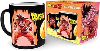 GB eye MGH0007 LTD, Dragon Ball Z, Super Sayan, Heat Changing Mugs, Stone, Multi-Colour, 15 x 10 x 9 cm, 300 ml