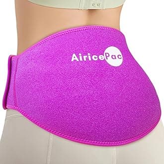 Ice Pack for Back Pain Relief, 2 Pack Reusable Gel Lower Back Wrap, Cold Compress Therapy for Waist Lumbar Injuries, Sciatic Nerve, Herniated or Degenerative Disc, Coccyx, Tailbone Pain Pink