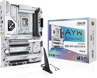 Z890 AYW Gaming WiFi W ATX Z890 Motherboard, Intel® Core™ Ultra Series 2 Ready, Advanced AI PC-Ready, 16+1+2+1 Stages, DDR5, PCIe® 5.0, Thunderbolt™ 4, USB Type-C®, 4 x M.2, Wi-Fi 7, 2.5Gb LAN