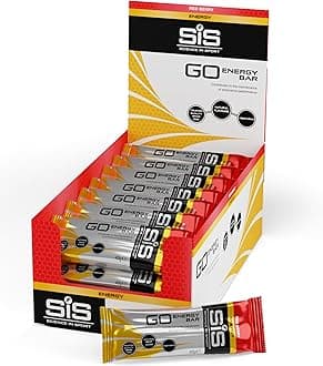 Science In Sport Go Energy Bar High Carb Fruit Infused Energy Bar with Red Berry Flavor (30 Pack)