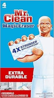 Mr. Clean Magic Eraser Extra Durable, Cleaning Pads with Durafoam, 4 count.