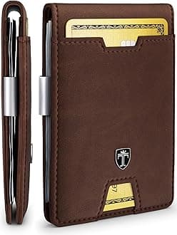 Slim Wallet with Money Clip AUSTIN RFID Blocking Card Mini Bifold Men