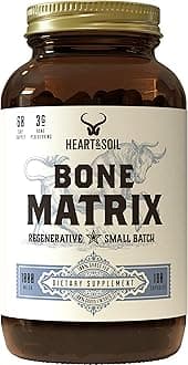 Grass Fed Bone Matrix — Supports Bone and Joint Health, Strength, and Flexibility (180 Capsules)
