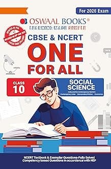 Oswaal CBSE & NCERT One for All Class 10 Social Science (For 2026 Exam)