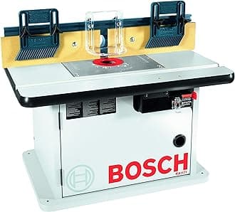 RA1171 25-1/2 in. x 15-7/8 in. Benchtop Laminated MDF Top Cabinet Style Router Table with 2 Dust Collection Ports