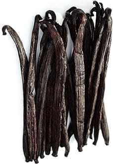 1/2 LB Vanilla Beans Grade A - Whole Gourmet Pods for Homemade Vanilla Extract, Baking, Brewing, Cooking, and Desserts - 8 Ounces (Tahitian)