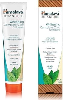 Botanique Complete Care Whitening Toothpaste, Simply Mint, for a Clean Mouth, Whiter Teeth and Fresh Breath, 5.29 oz