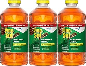 CloroxPro Pine-Sol Multi-Surface Cleaner, All Purpose Cleaner, Original Pine, 80 Fluid Ounces, Pack of 3 (60606) (Package May vary)