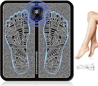EMS Foot Massagers for Pain and Circulation, Electric Foot Massager Mat with 8 Modes and 19 Intensity Levels for Improved Circulation, Muscle Relaxation, and Pain Relief