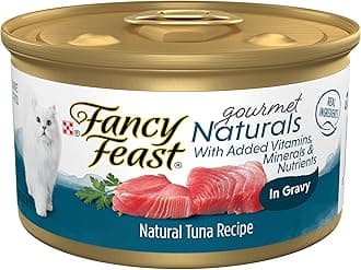Fancy Feast Purina Wet Cat Food Gourmet Naturals - (12) 3 oz. Cans