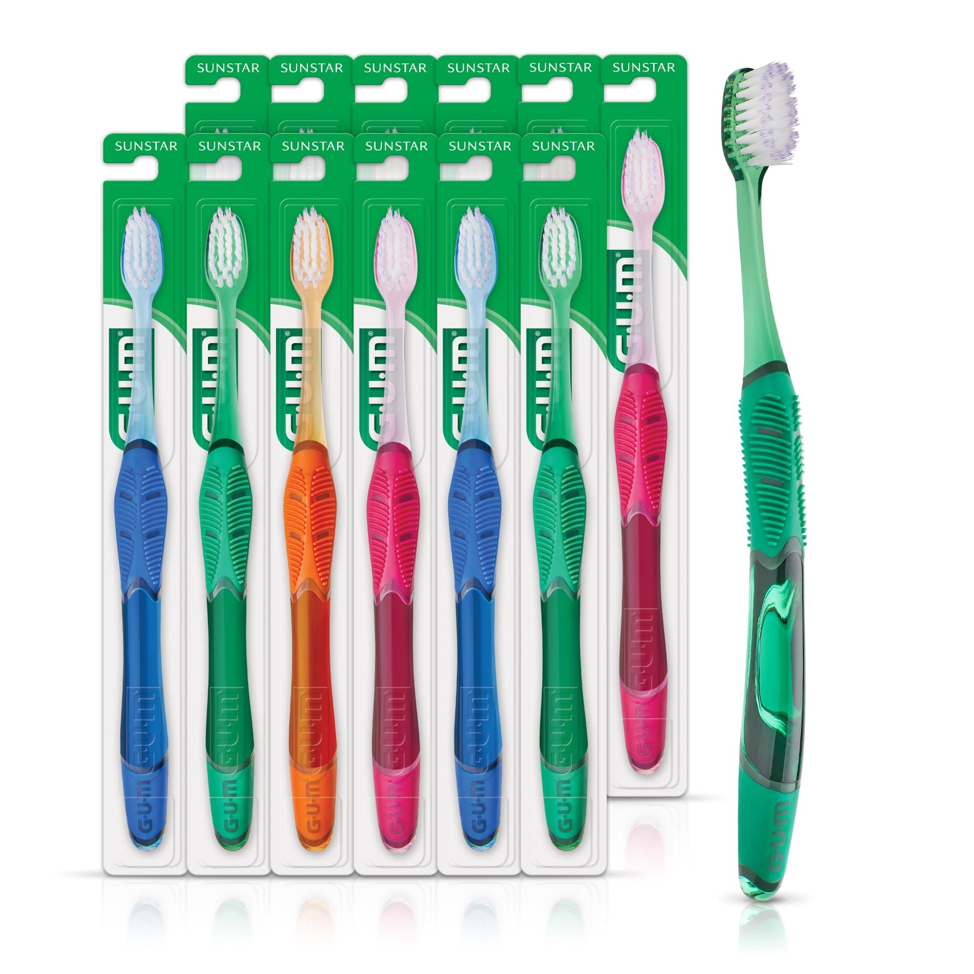 Technique Deep Clean Toothbrush - 525 Soft Compact (Pack Of 12) Colors Vary