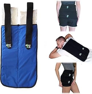 Large Reusable Gel Ice Pack for Injuries (12 X 20 Inches) Adjustable Straps - Premium Quality Hot Cold Pack - Pain Relief Wrap for Lower Back, Knees, Hips, Muscle Strains by Life and Limb Gel