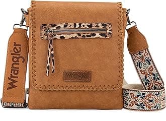 WranglerCrossbody Bags for Women Vintage Hand Woven Shoulder Purse