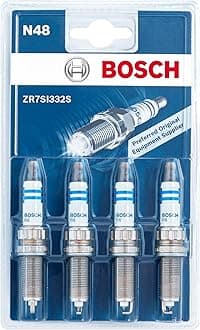 Bosch Double Iridium 0242135812 (N48), Spark Plug Set of 4 - for a Reliable Gasoline Engine Start and Long Service Life - with Robust Design