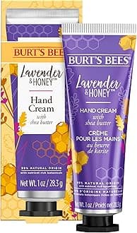 Burts Bees Lavender & Honey Hand Cream with Shea Butter, 1 Oz (Package May Vary)