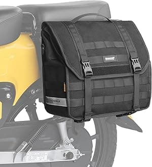 Motorcycle Saddlebags, Waterproof Saddlebags, Quick Release 13L Single Side Hanging Bag Motorcycle Accessories