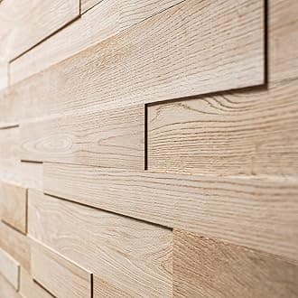 Oak Wall Cladding, 3D Wall Panels, Textured Oak Wood, Wooden Wall Design, Model OZO (1m2)