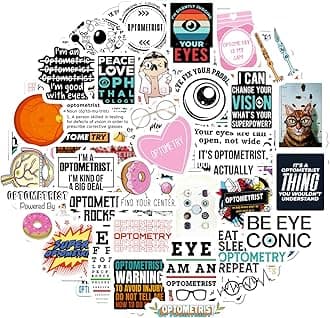 BulbaCraft Optometrist (Eye Doctor) Stickers