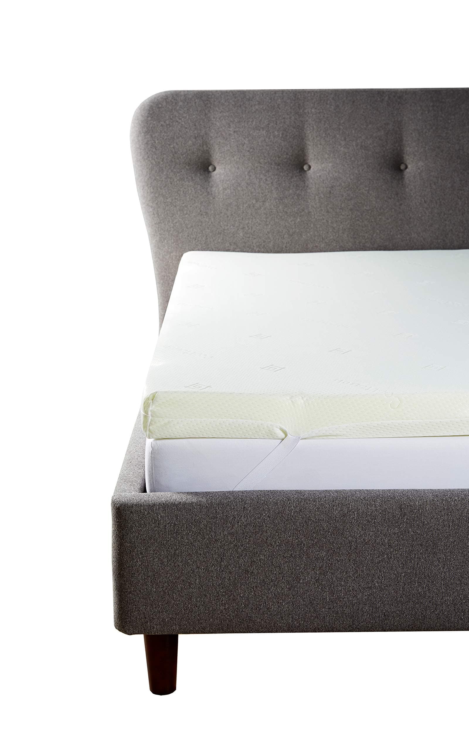 Small Double (4ft) | 2" Thick | Luxury Orthopaedic Hypoallergenic Memory Foam Mattress Topper | Includes a 2 way stretch Cooling Removable Cover (4FT | 75" x 48" | 190cm x 122cm)