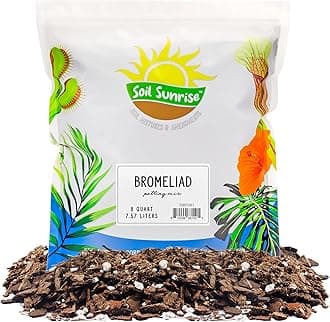 Bromeliad Plant Potting Soil Mix (8 Quarts), Container Gardening Tropical Houseplant Soil