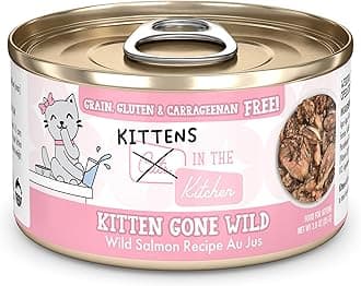 Weruva Cats in The Kitchen Kitten, Kitten Gone Wild, 3oz Can (Pack of 12)