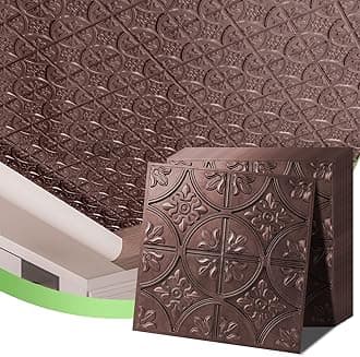 Drop Ceiling Tiles 2x2, Glue-up Ceiling Panel, Fancy Classic Style, Antique Copper