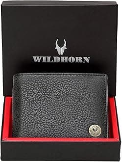 WILDHORN Leather Wallet for Men with 6 Credit Card Slots I 2 Currency Compartments I 1 Coin Pocket