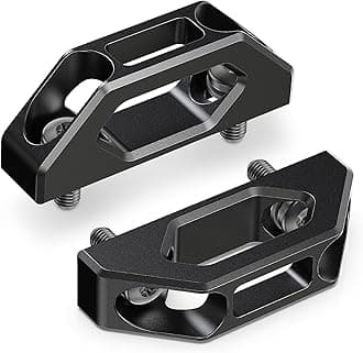 RENO Tie Down Hooks, Aluminium Trailer Bed Tie Down Anchors Compatible with 2022-2026 F250 F350 Super Duty, Replaces OEM HC3Z-9900064-AA (Black,2PCS)