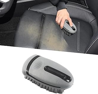 Carpet and Upholstery Cleaning Brush, Detailing Supplies, Carpet Scrubber Stiff Bristle Detailing Scrub Brushes, Universal Car Accessories Interior Leather Brush for Car and Home