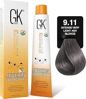 Global Keratin GK HAIR Hair Professional Hair Color Cream Tube 3.4Fl Oz Nourishing and Cleansing Color Styling High Performance, Long Lasting Semi-Permanent Natural Toner Dye