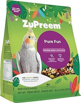 ZuPreem Pure Fun Bird Food For Medium Birds