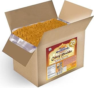 Rani Curry Powder Hot (11-Spice Authentic Indian Blend) 400oz (25lbs) 11.36kg Bulk Box ~ All Natural | Salt-Free | Vegan | No Colors | Gluten Friendly | NON-GMO | Indian Origin