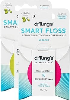 Smart Floss, 30 yds, Natural Cardamom Flavor, Colors May Vary, 2 Count