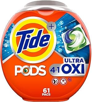 PODS Ultra OXI 4in1 Laundry Detergent, 61 Count: 61 Count
