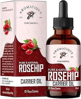 Pure And Natural Cold Pressed Therapeutic Grade Rosehip Seed Oil (15 Ml) Red