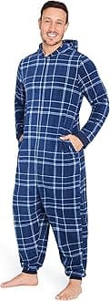 CityComfort Onesies for Men and Teens, Loungewear Fleece Pyjamas Men All in One Jumpsuit Nightwear