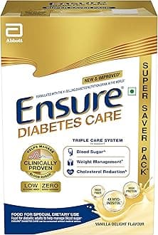 Diabetes Care | High Protein, High Fibre & 4X Myo-Inositol | Support Blood Sugar, Weight Management, Cholesterol Reduction, 950gm (Vanilla) | Zero Added Sucrose
